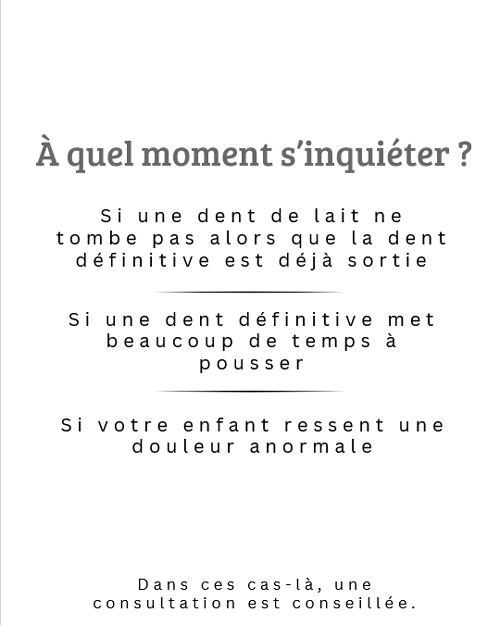SCM Bellecour - Les dents de lait : A quel moment s'inquieter ? SCM Bellecour - les dents de lait : Résorption des gencives